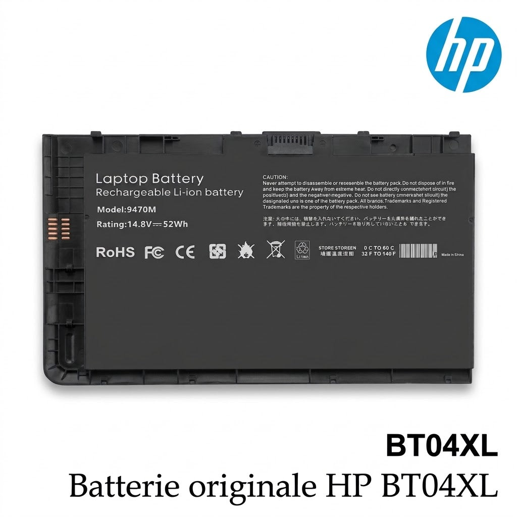 Batterie originale HP 9470M / BT04XL