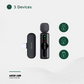 Microphone Sans Fil Green Lion GM-75X - Réduction de Bruit 3 Niveaux (Type-C / Lightning / USB-A)