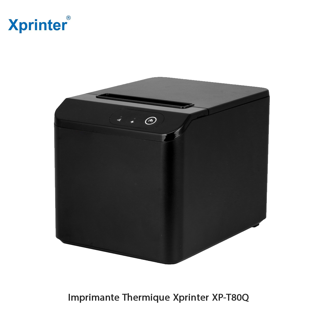 Imprimante Thermique de Caisse Xprinter XP-T80Q 80mm (USB / LAN / RJ11)