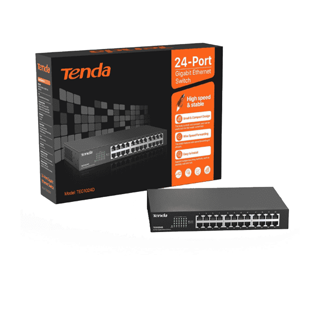 Switch Ethernet Gigabit 24 Ports TENDA TEG1024D