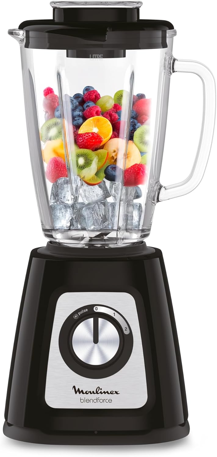 Moulinex – LM430510 – Blender de Cuisine - Bol en Verre 1,75 L et Puissance 800 W