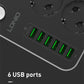 LDNIO SE3631 – Multiprise Electrique Premium 3 Prises Schuko + 6 Ports USB