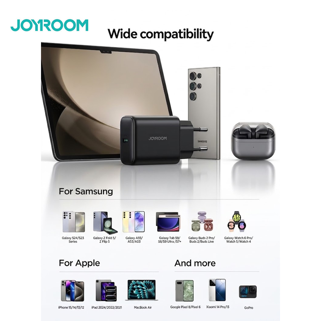 Chargeur Secteur Ultra Rapide JOYROOM JR-TCG13EU 45W GaN USB-C