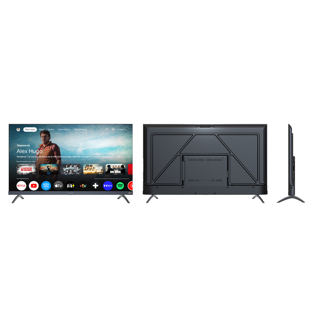 Téléviseur Stream 50" QLED 4K Ultra HD Smart TV avec Google TV - SoundPro Series