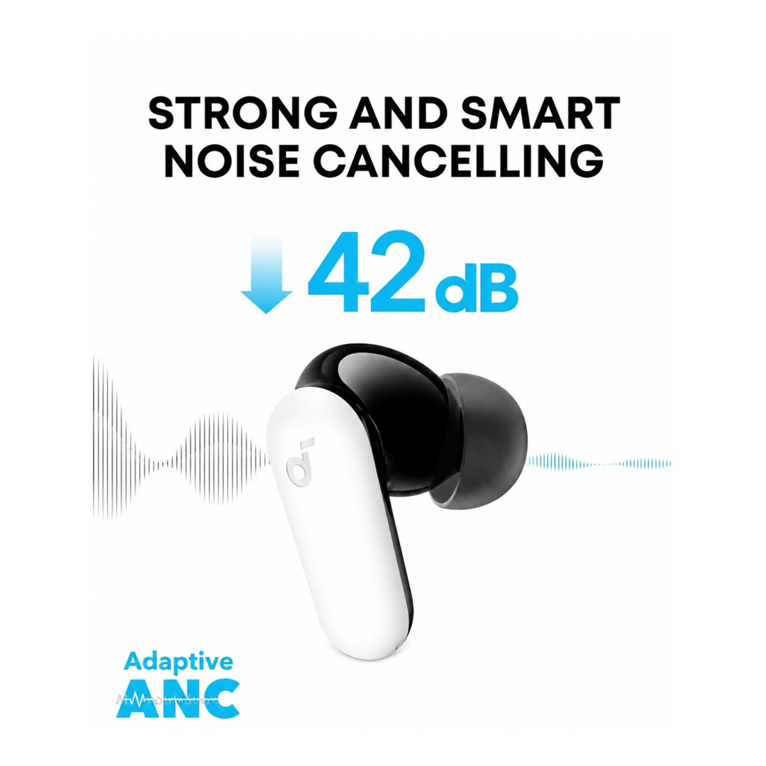 Anker Soundcore R50i NC – Écouteurs Bluetooth True Wireless ANC BLANC