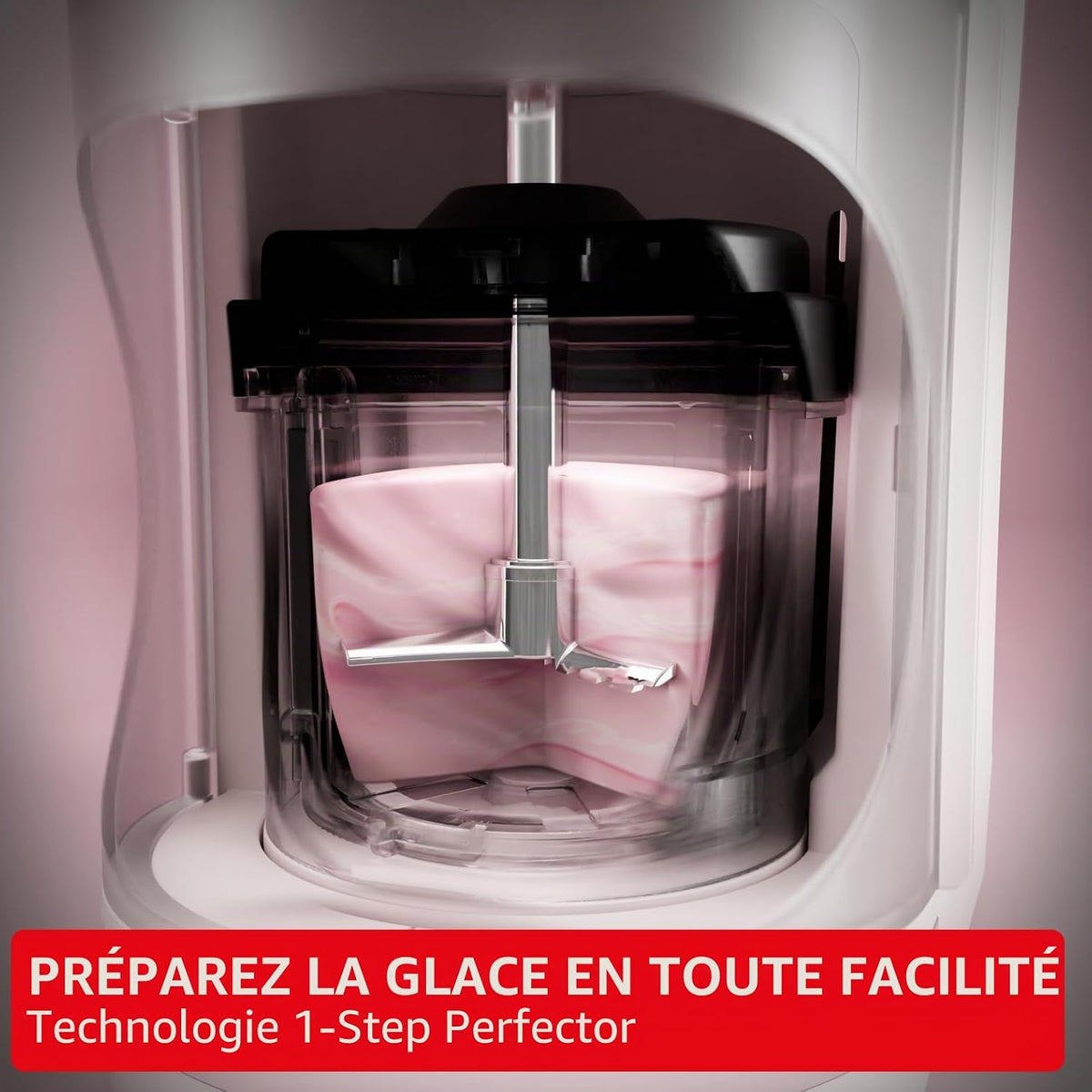 Moulinex – Dolci MJ602AF0 – Sorbetiere & Machine à Glace 10 en 1 - Technologie 1-Step