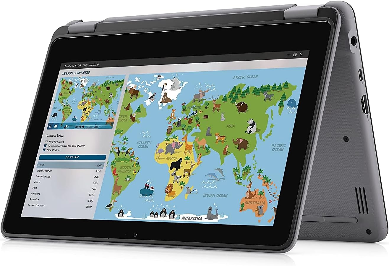 DELL LATITUDE 3120 – Intel® CELERON N6000 | RAM 8GB/16GB | SSD 128GB | Écran 11.6″ Full HD| TACTILE | X360 | Utilisé – Excellent État