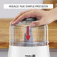Moulinex – DPA141 – Moulinette Hachoir Électrique 4-en-1 - Puissance 1000 W