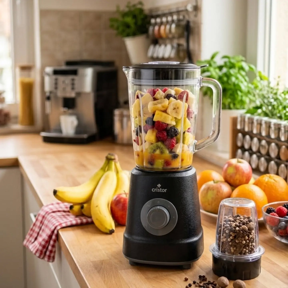 Cristor – KBL1615N – Blender de Cuisine - Bol 1,5 L et Puissance 600 W
