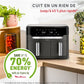 Moulinex EZ942HF0 Easy Fry Dual XXL – Friteuse à air sans huile 11L, 2 tiroirs