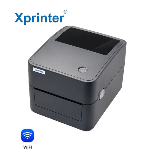 Xprinter XP-410B – Imprimante d’étiquettes thermique 4″ | USB / LAN / Wi-Fi