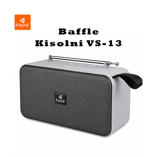 Baffle Kisonli VS-13 - Enceinte Bluetooth Portable 5W avec Batterie