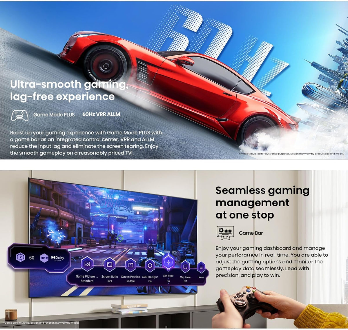 Hisense 65Q61Q – Téléviseur 65 Pouces 4K UHD Smart TV (QLED / Dolby Vision / Dolby Atmos)