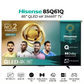 Hisense 85Q61Q – Televiseur 85 Pouces 4K UHD Smart TV (QLED / Quantum Dot / Dolby Vision / VIDAA U7)