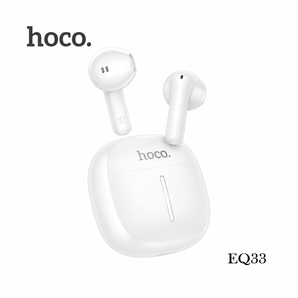 Hoco EQ33 – Écouteurs TWS Bluetooth 5.4 semi intra-auriculaires