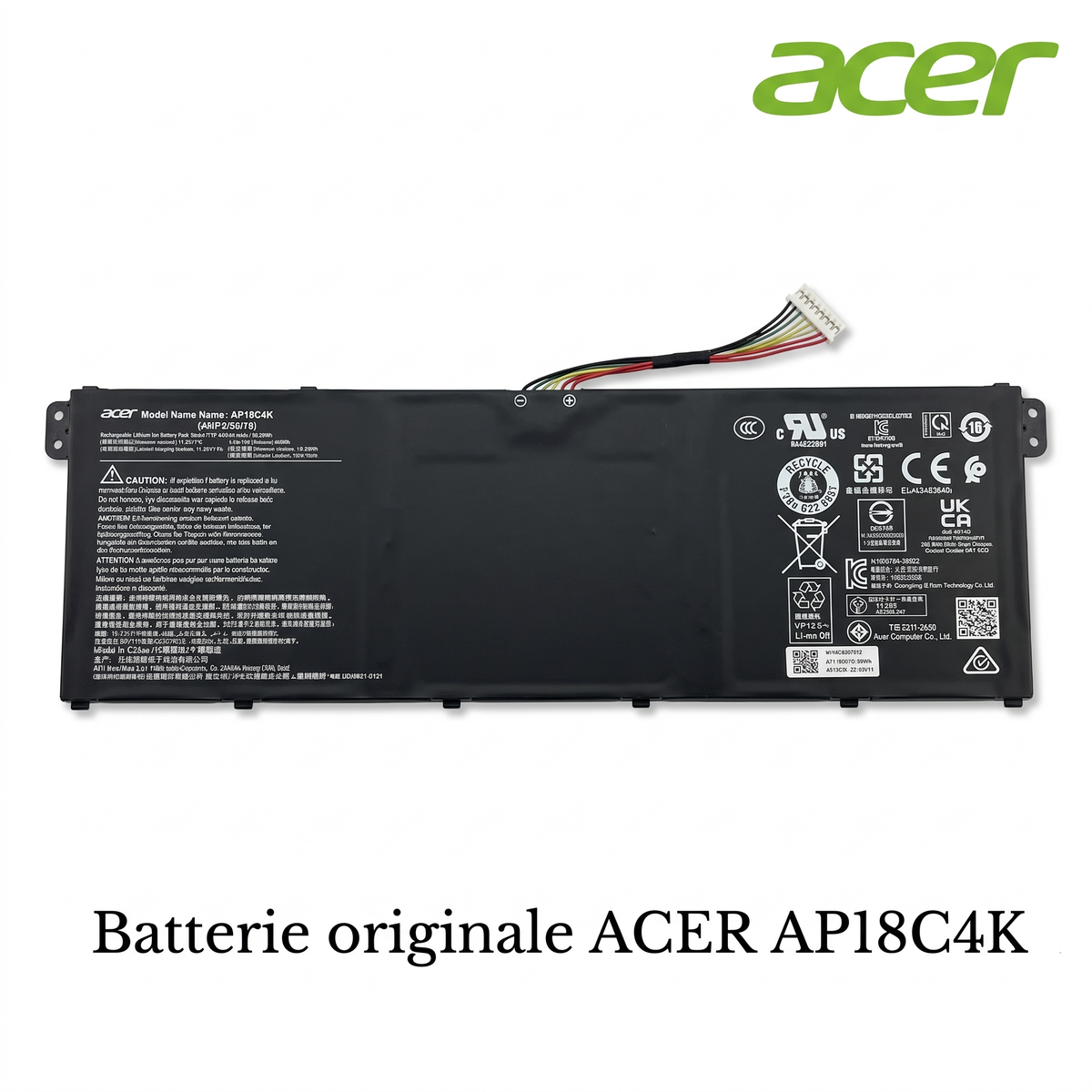 Batterie originale ACER AP18C4K