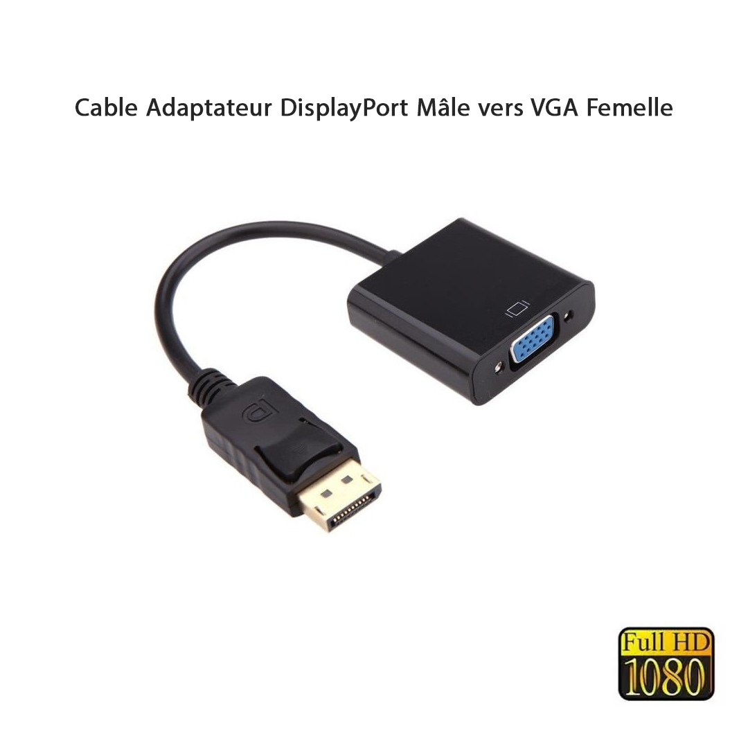 Adaptateur DisplayPort vers VGA