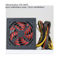 Alimentation ATX SMPS pour ordinateur avec 12cm ventilateur rouge