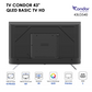 TV CONDOR  43″ QLED BASIC TV HD 43LD540