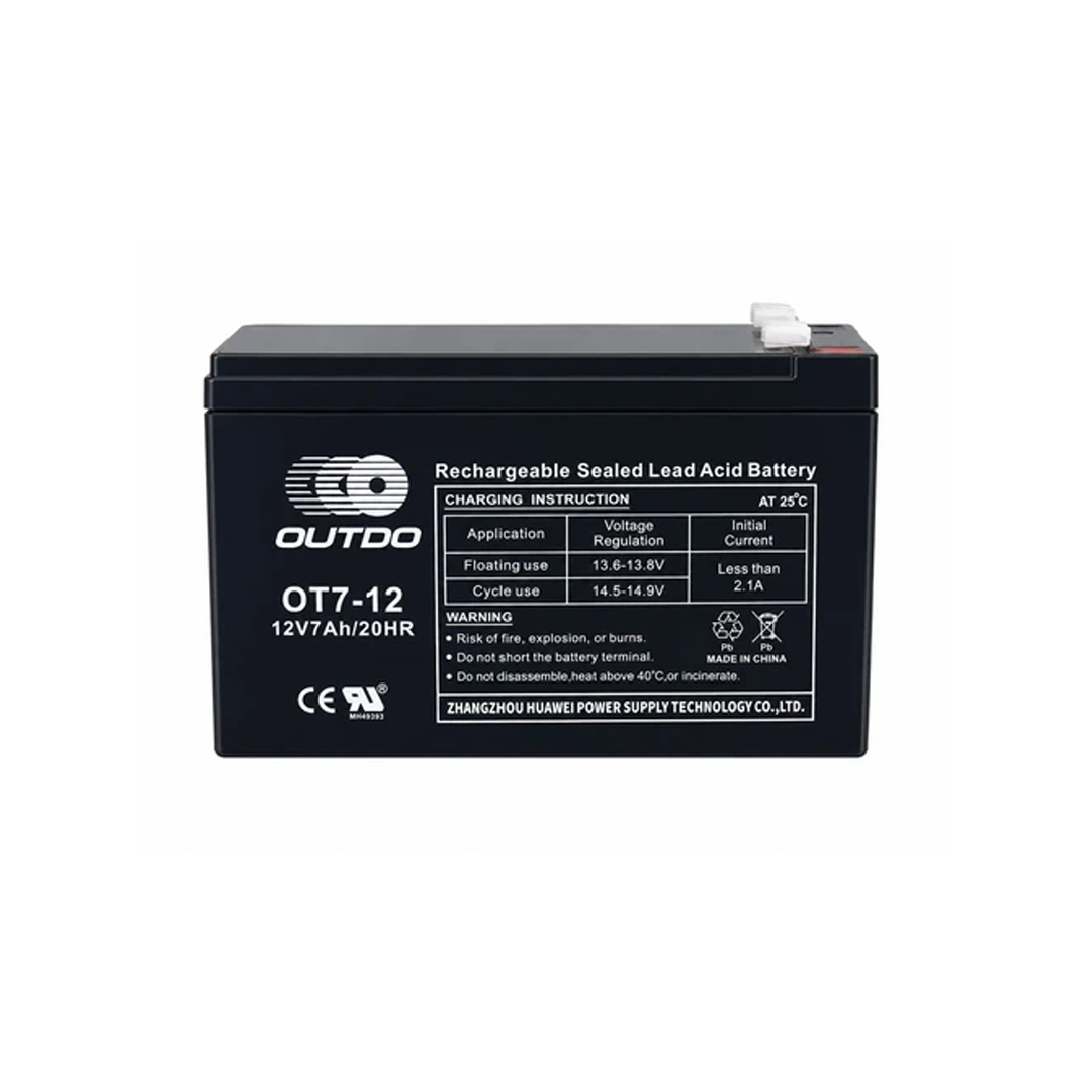 Batterie Plomb Étanche Rechargeable OUTDO OT9-12 (12V 9Ah) pour Onduleur / UPS