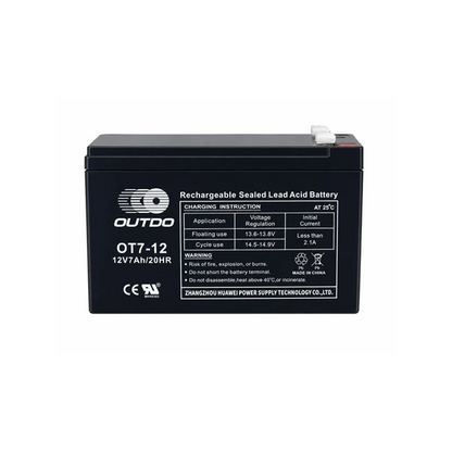 Batterie Plomb Étanche Rechargeable OUTDO OT9-12 (12V 9Ah) pour Onduleur / UPS