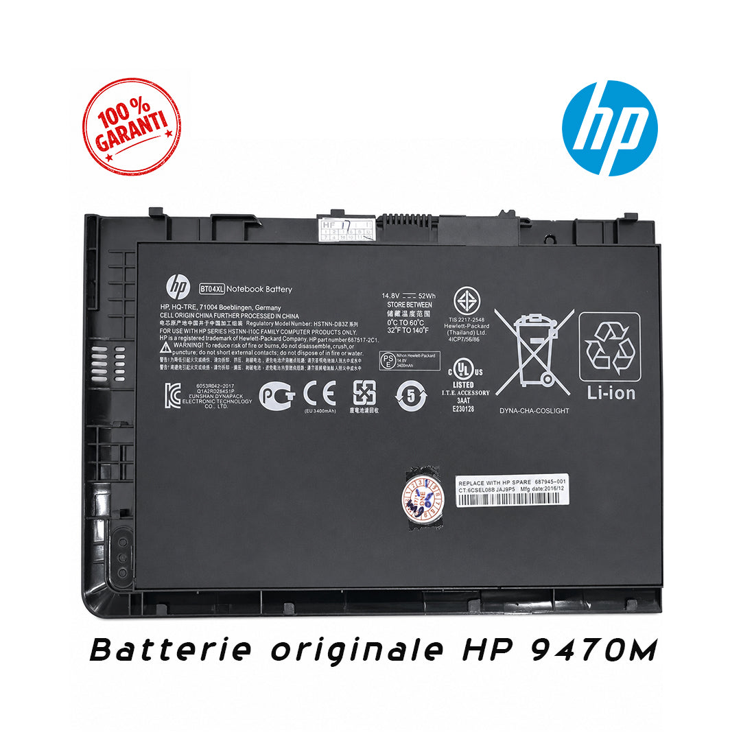 Batterie originale HP 9470M 