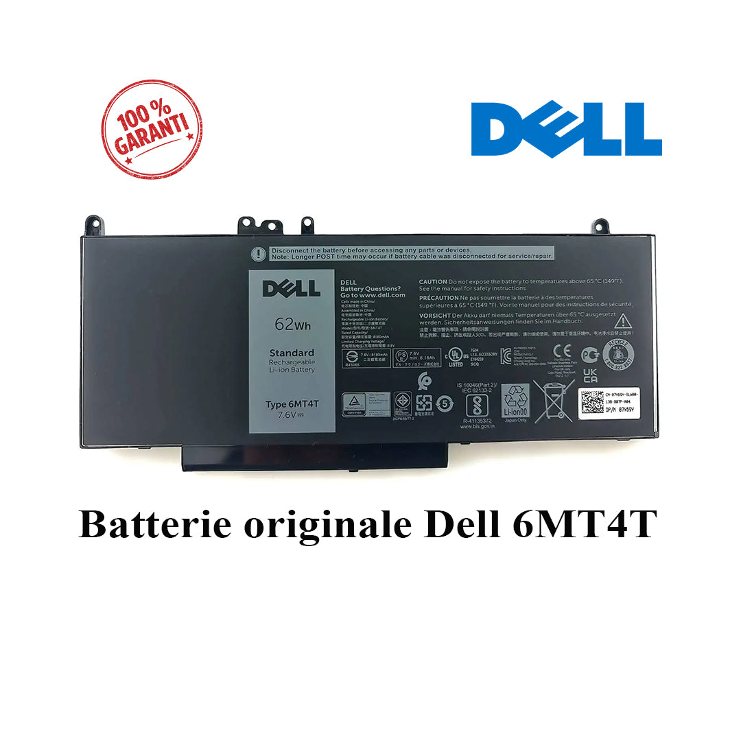 Batterie originale Dell 6MT4T