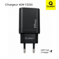 Chargeur secteur Qualev F2235 45W USB-C PD + USB-A QC3.0
