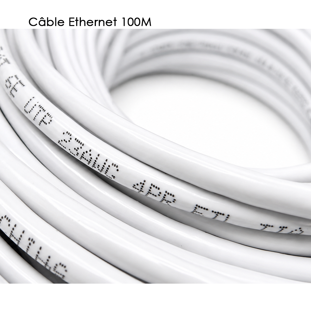 Cable Ethernet CAT6 100M AUVISTAR, connexion reseau stable et rapide. Facture entreprise et SAV chez ARMON STORE. Livraison rapide, commandez !