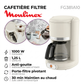 Moulinex – Soleil FG381A10 – Cafetière Filtre - Capacité 1.25 L