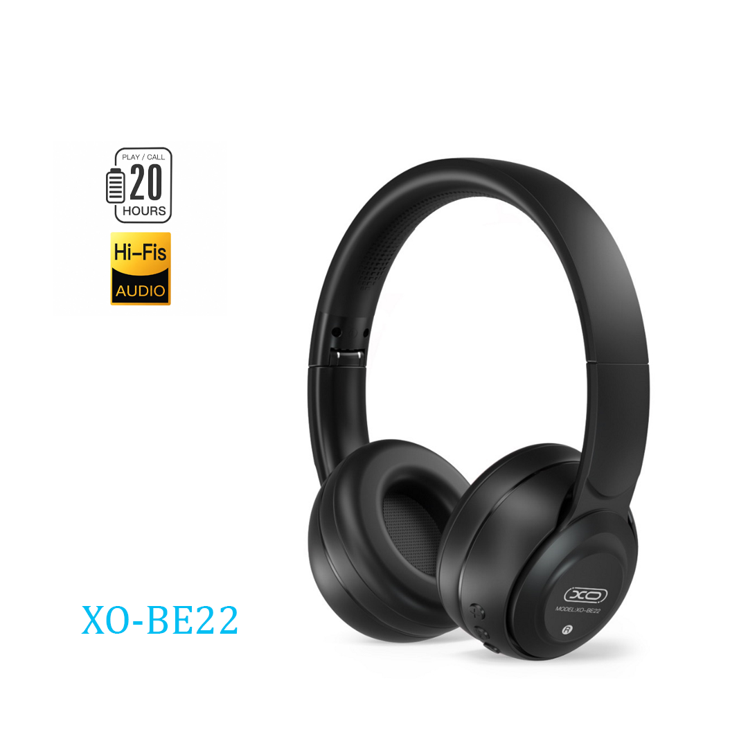Casque Audio Sans Fil Bluetooth XO BE22 - Pliable & Autonomie 20H