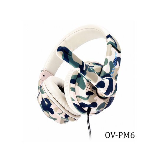 Casque Gamer OVLENG OV-PM6 Camouflage - Son Stéréo 3D Surround & Micro