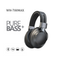 Casque Sans Fil Bluetooth WH-700MAX - Pure Bass+, Radio FM & Lecteur SD