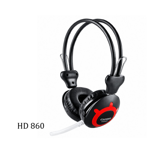 Casque Stéréo Filaire CAPSYS HD 860 avec Micro - High Definition