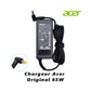 Chargeur Laptop Acer Original 65W 19V 3.42A – Fiche jaune avec Câble Trèfle Neuf