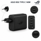 Chargeur Laptop ASUS ROG Original 140W – Fiche 3x USB-C + 1x USB-A Excellent État
