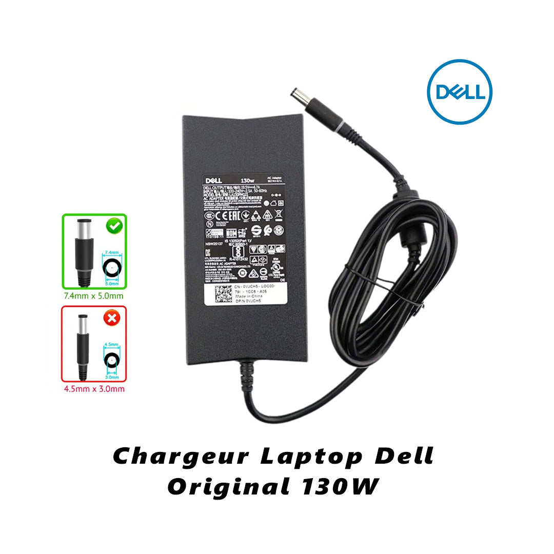 Chargeur Laptop Dell Original 130W
