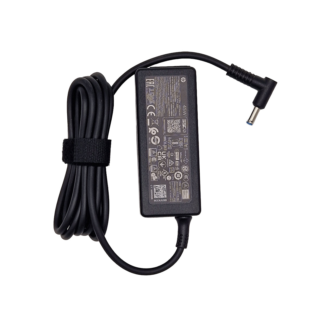 Chargeur Laptop Hp Original 45W 19.5V 2.31A – Fiche bleu pin avec Câble Trèfle En excellent état