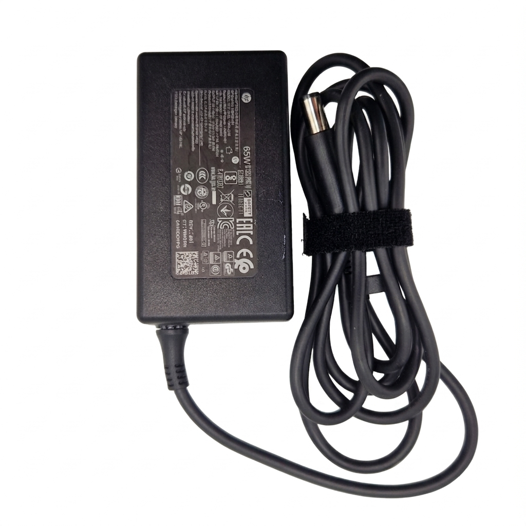 Chargeur Laptop Hp Original 65W 19.5V 3.33A – Fiche pin avec Câble Trèfle Excellent État