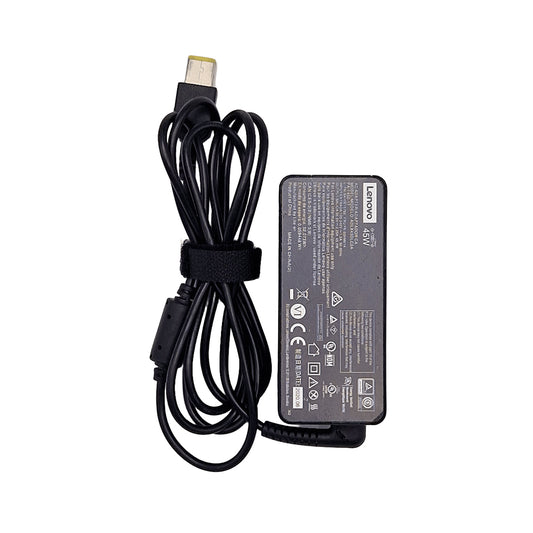 Chargeur Laptop Lenovo Original 45W– Fiche USB avec Câble secteur