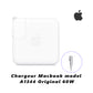 Chargeur Macbook  model A1344 Original 60W 16.5V 3.65A État Neuf