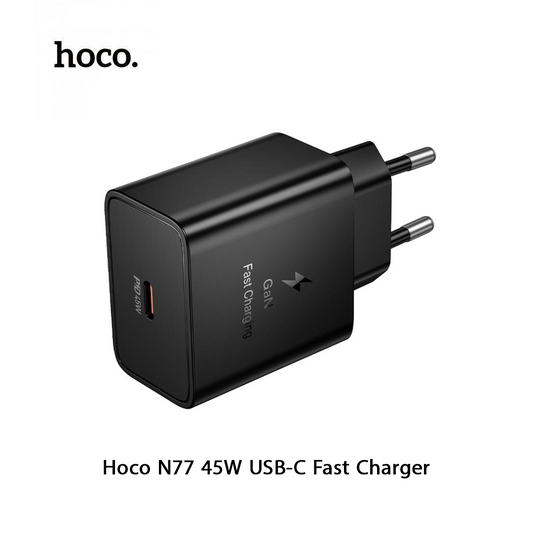 Chargeur Rapide USB-C 45W GaN - Hoco N77 Power Adapter