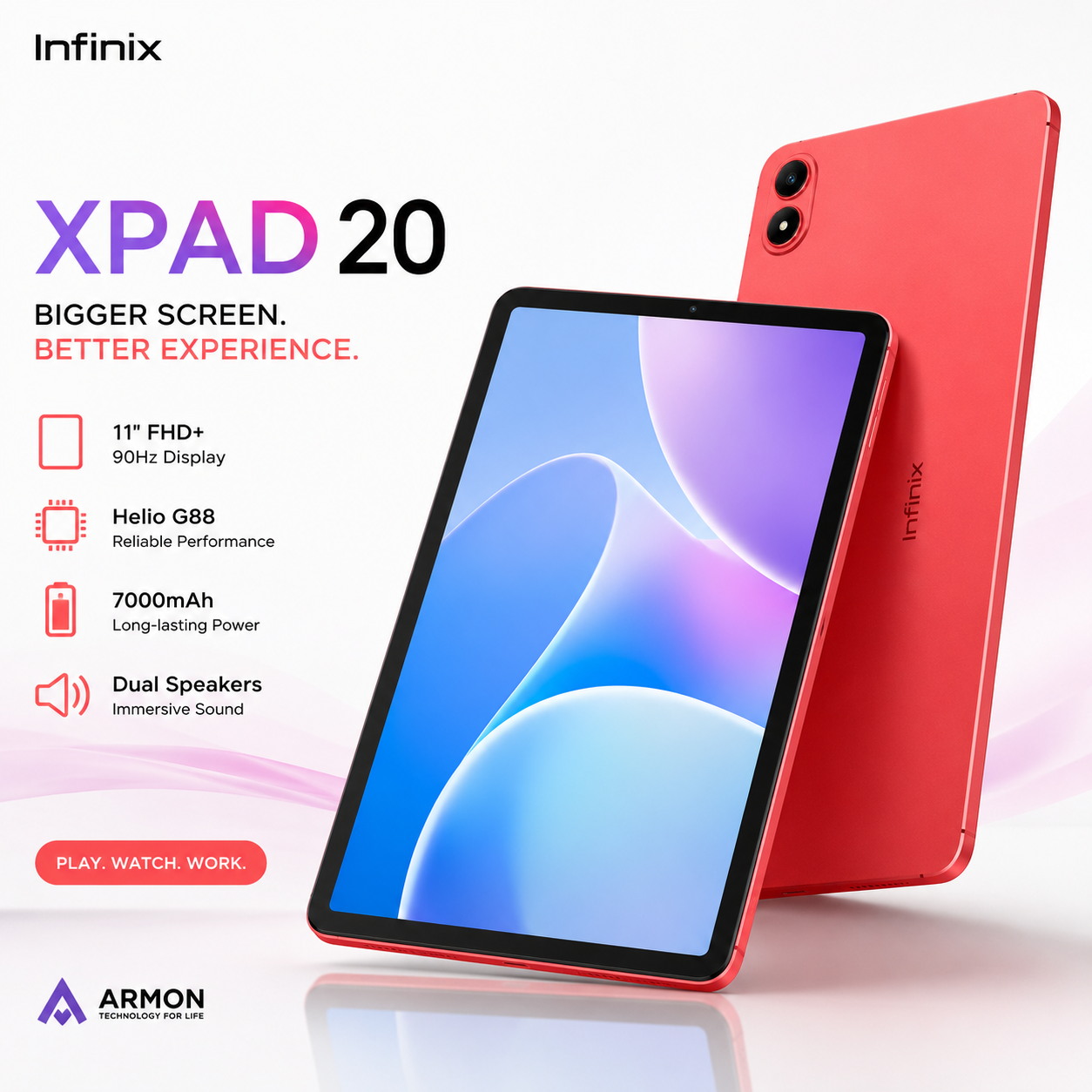 INFINIX XPAD 20 – Tablette Android 11″ FHD+