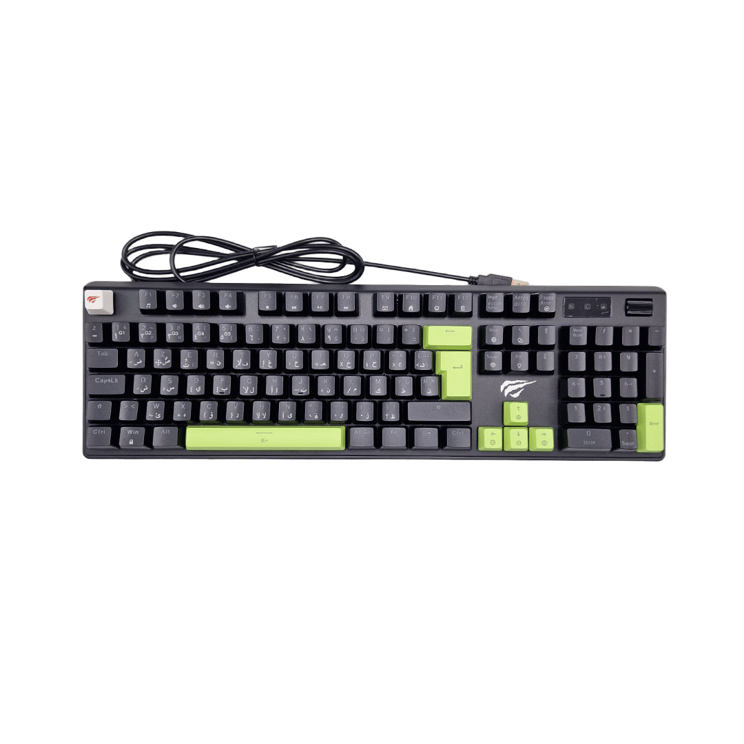 Clavier Gaming Mécanique HAVIT 105 Touches – Effet Lumineux RGB KB926L
