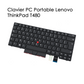 Clavier PC Portable pour Lenovo ThinkPad T480