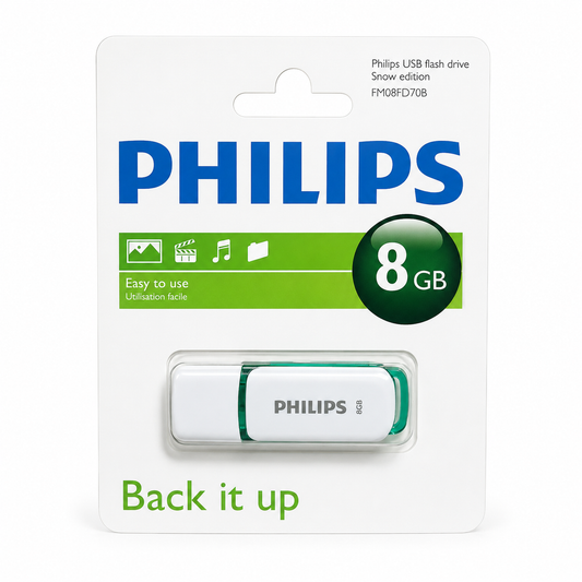 Cle USB Philips Snow Edition 8Go-16Go - USB 2.0 (FM08FD70B)