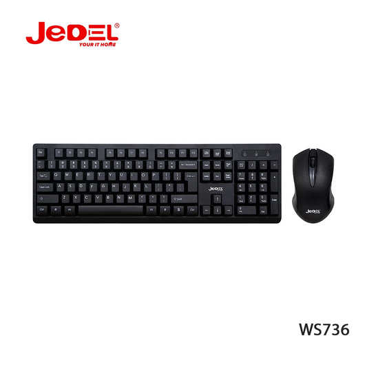 Combo Clavier et Souris Sans Fil Jedel WS736