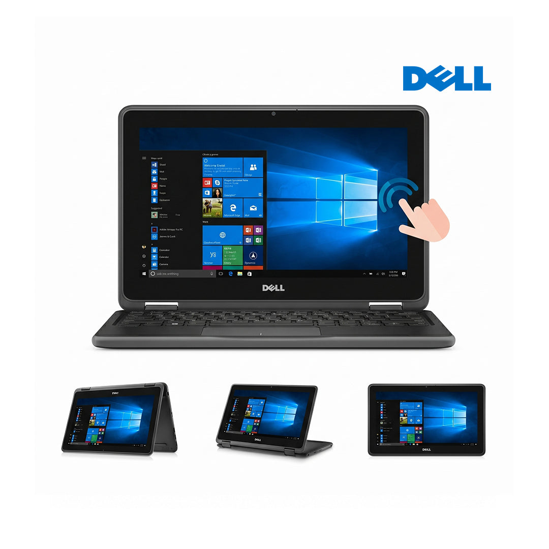 Dell Latitude 3189 Convertible 2-en-1 – Écran Tactile HD 11.6″ | Intel N4000 | RAM 4Go / 8Go | SSD 128Go | Occasion – Excellent État