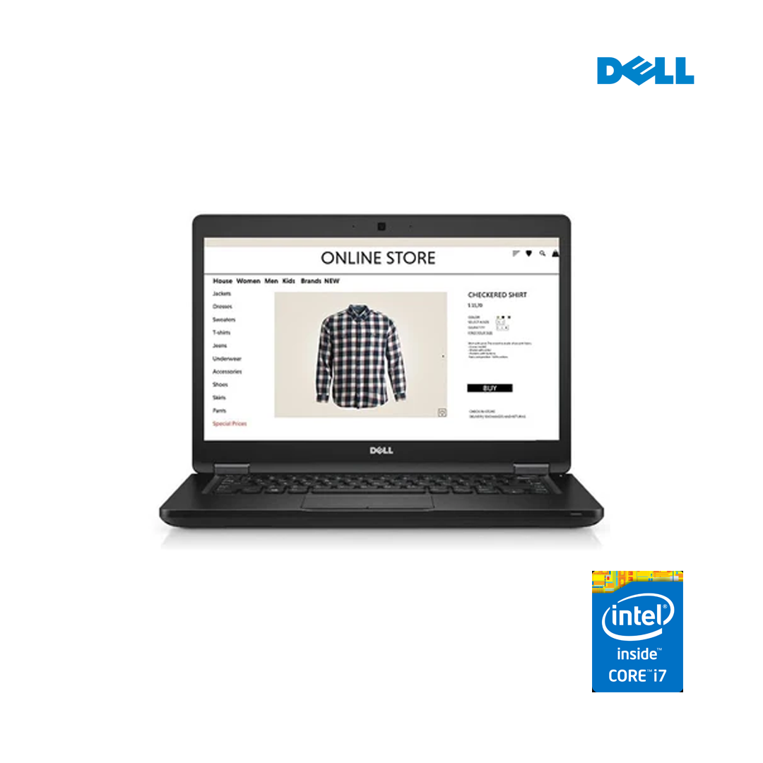 Dell Latitude 5480 – Intel® Core™ i7-7600U| RAM 8GB/16GB | SSD 256GB | Écran 14″ Full HD | Occasion – Excellent État