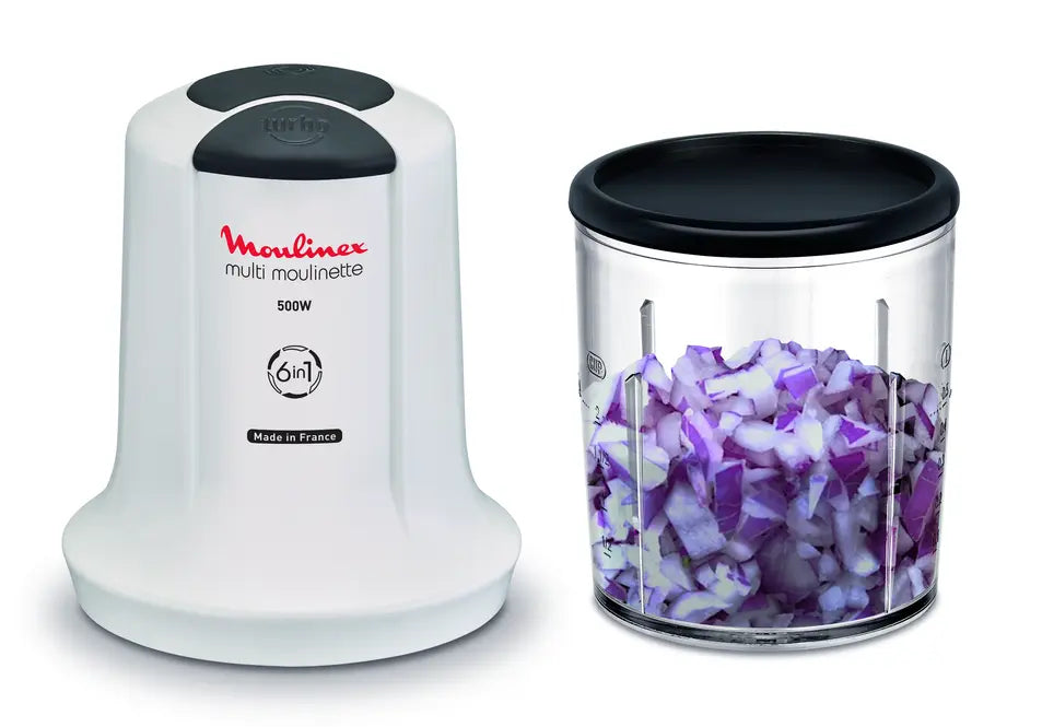 Multi moulinette extra chop 6 in 1 - 2 double blades 500W AT723110
